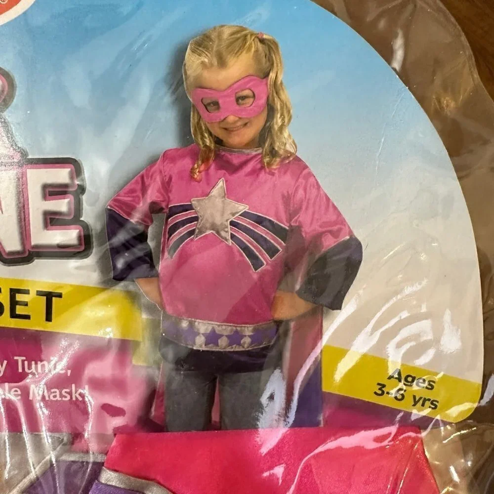 NWT Melissa & Doug Super Heroine Role Play Set Costume